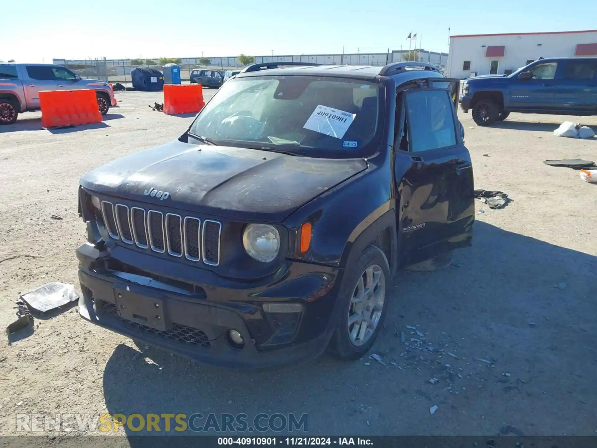 2 Photograph of a damaged car ZACNJCBBXMPN25339 JEEP RENEGADE 2021