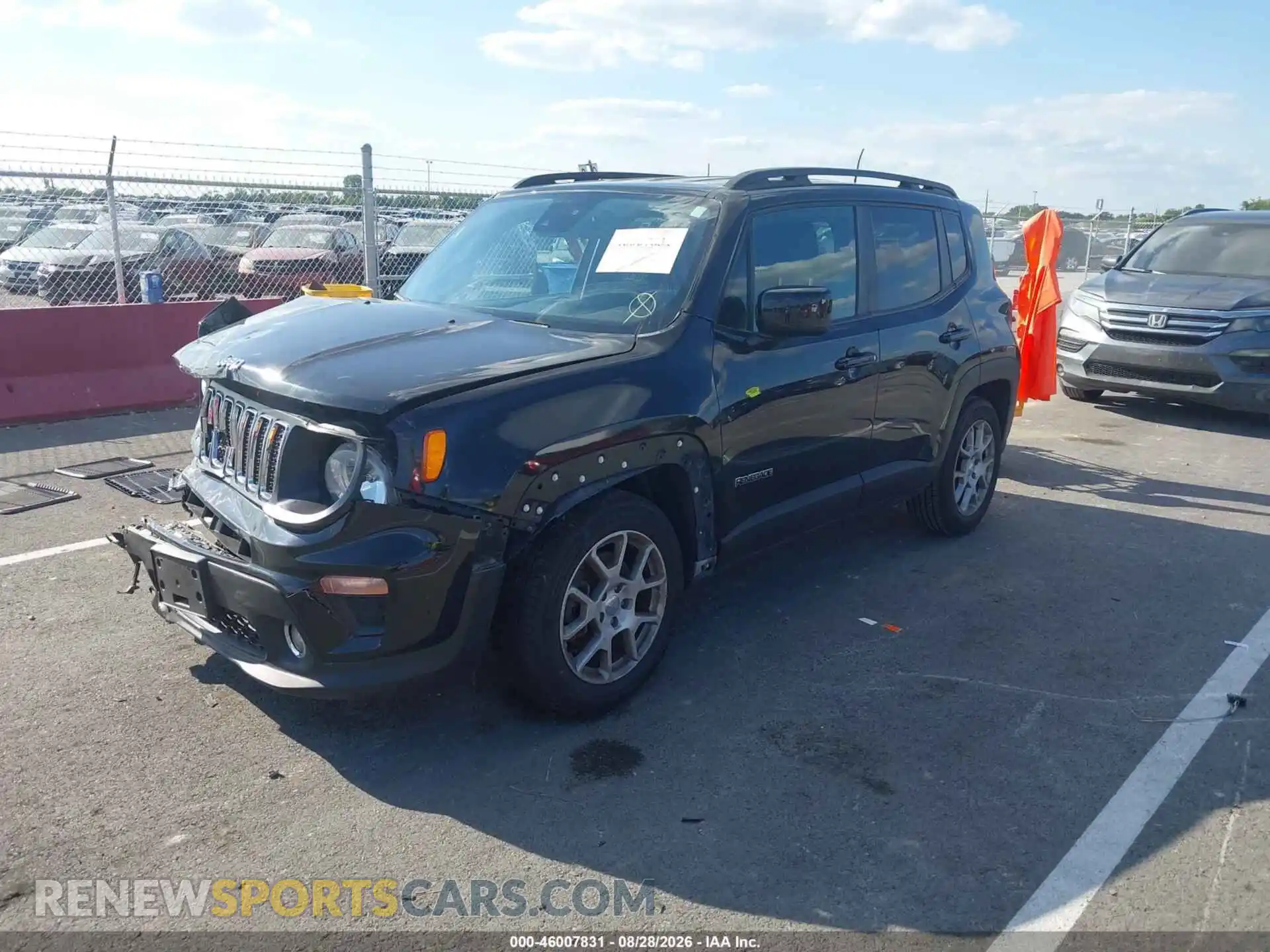 2 Photograph of a damaged car ZACNJCBBXMPN30315 JEEP RENEGADE 2021