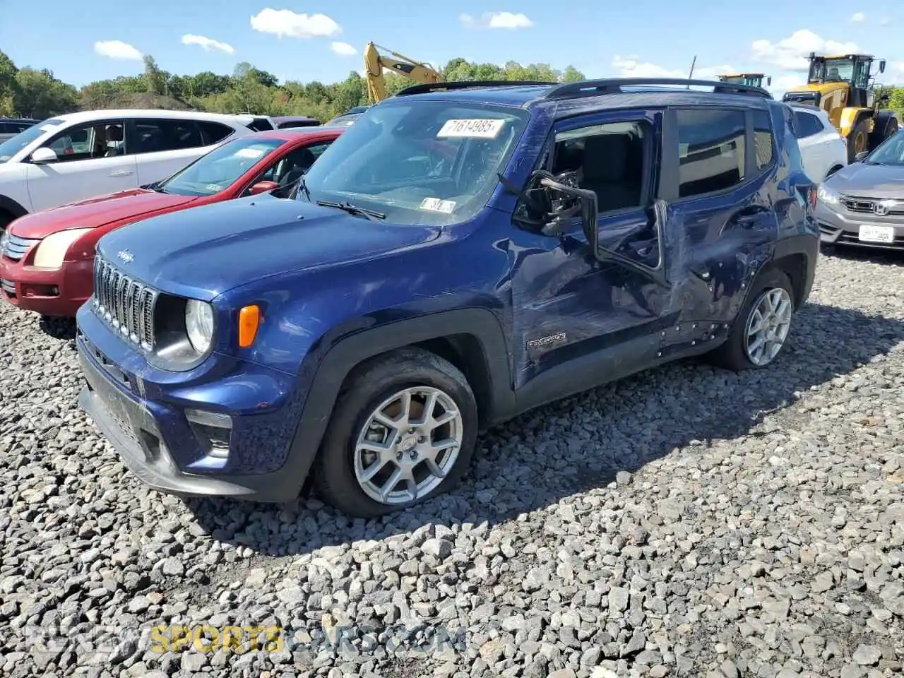 1 Фотография поврежденного автомобиля ZACNJCBBXMPN35241 JEEP RENEGADE 2021