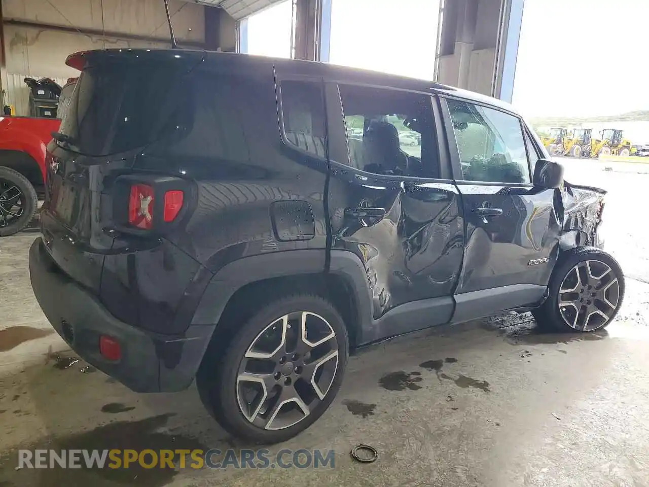 3 Photograph of a damaged car ZACNJDAB0MPN28435 JEEP RENEGADE 2021