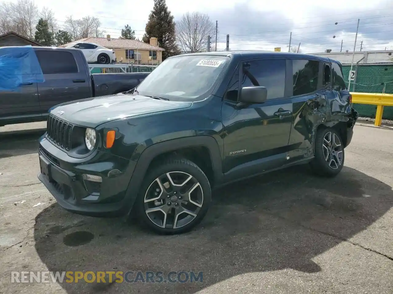 1 Фотография поврежденного автомобиля ZACNJDAB1MPM46410 JEEP RENEGADE 2021