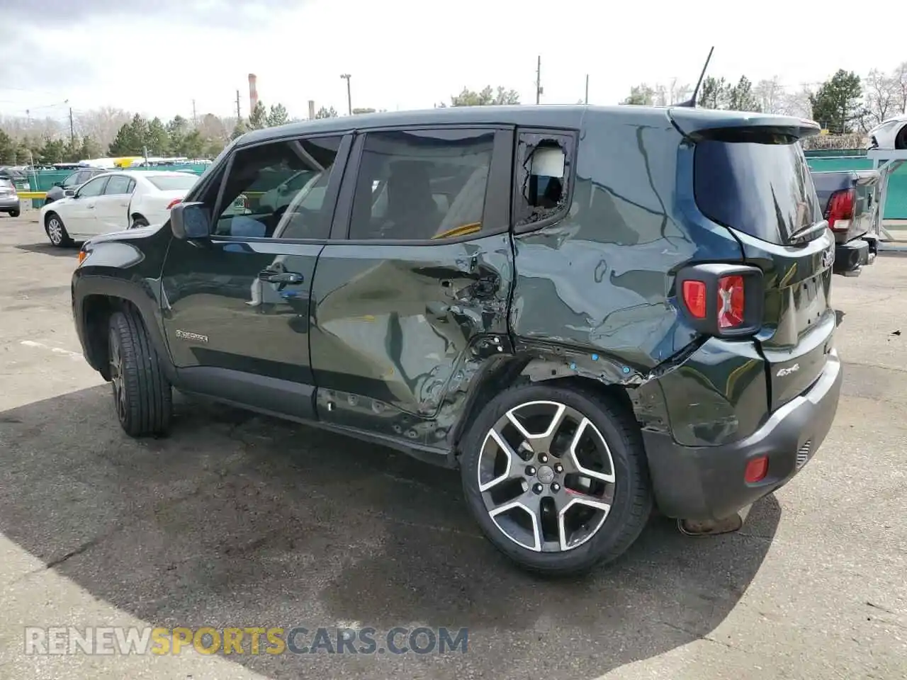 2 Фотография поврежденного автомобиля ZACNJDAB1MPM46410 JEEP RENEGADE 2021