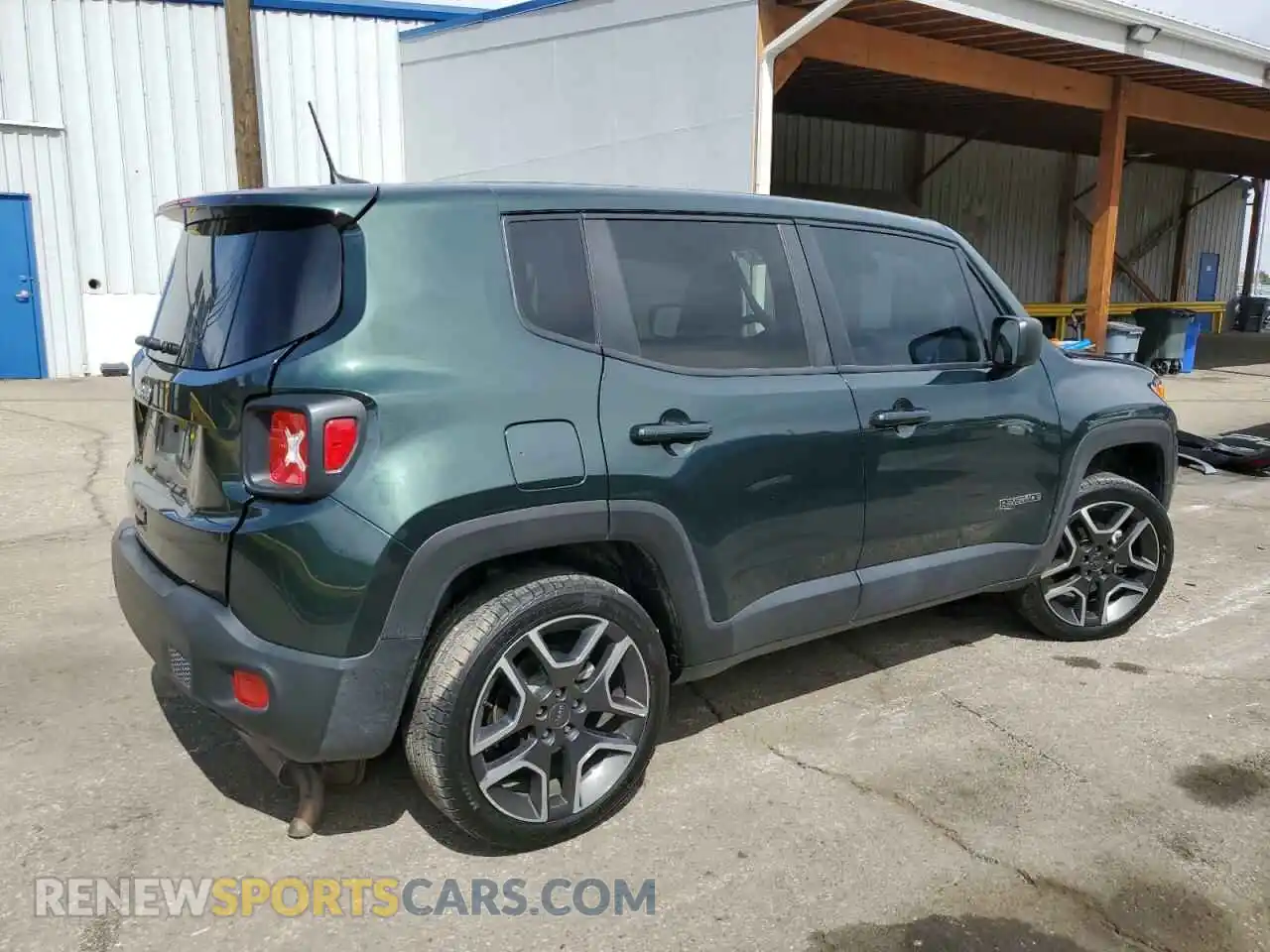 3 Фотография поврежденного автомобиля ZACNJDAB1MPM46410 JEEP RENEGADE 2021