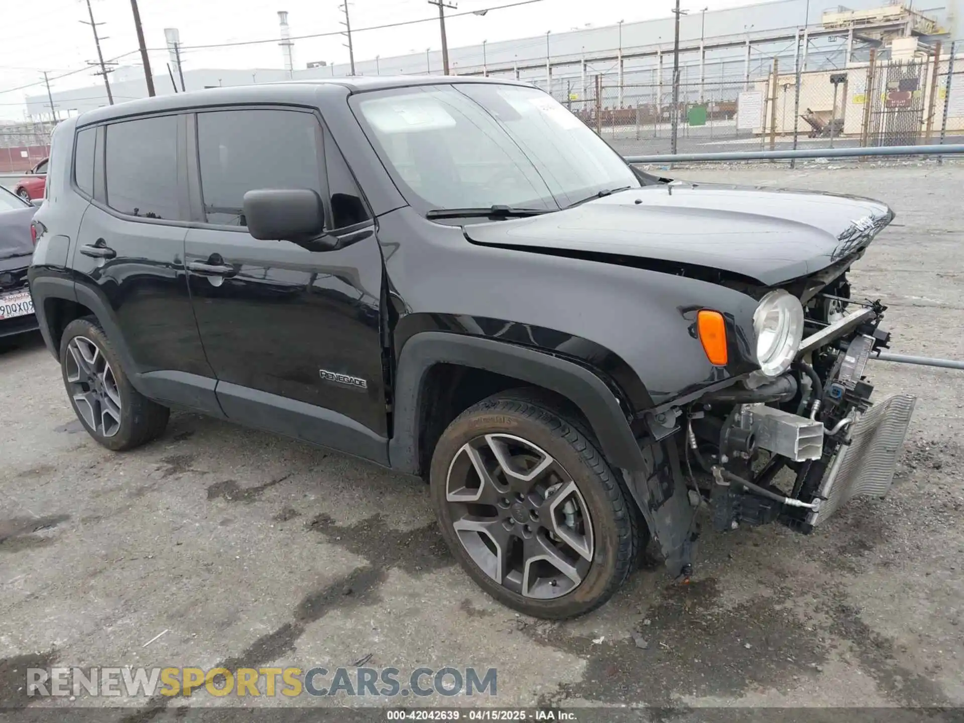 1 Photograph of a damaged car ZACNJDAB1MPN08338 JEEP RENEGADE 2021