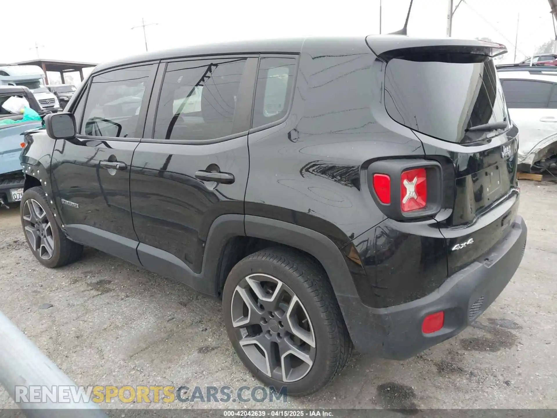 3 Photograph of a damaged car ZACNJDAB1MPN08338 JEEP RENEGADE 2021