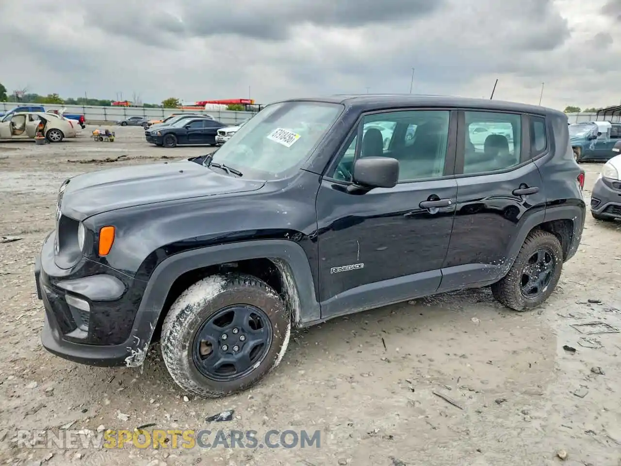 1 Photograph of a damaged car ZACNJDAB1MPN09778 JEEP RENEGADE 2021