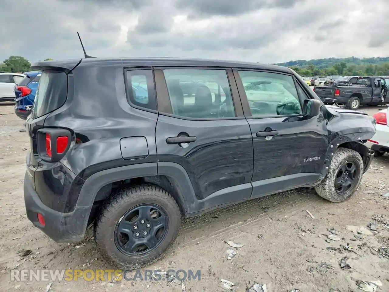 3 Photograph of a damaged car ZACNJDAB1MPN09778 JEEP RENEGADE 2021