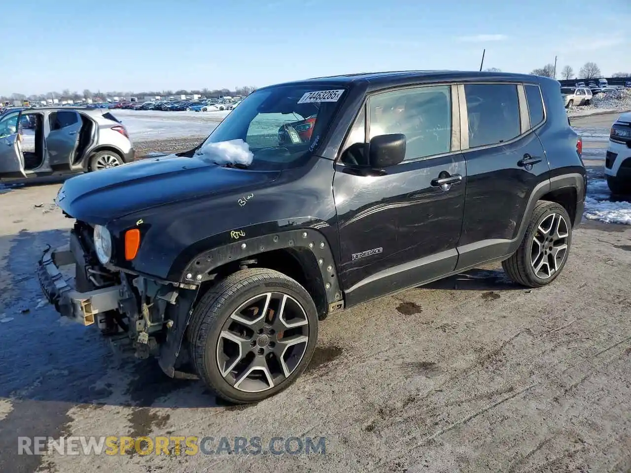 1 Photograph of a damaged car ZACNJDAB2MPM32239 JEEP RENEGADE 2021