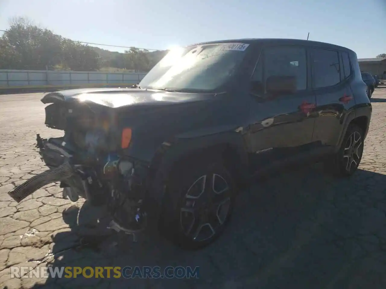 1 Photograph of a damaged car ZACNJDAB2MPM34170 JEEP RENEGADE 2021