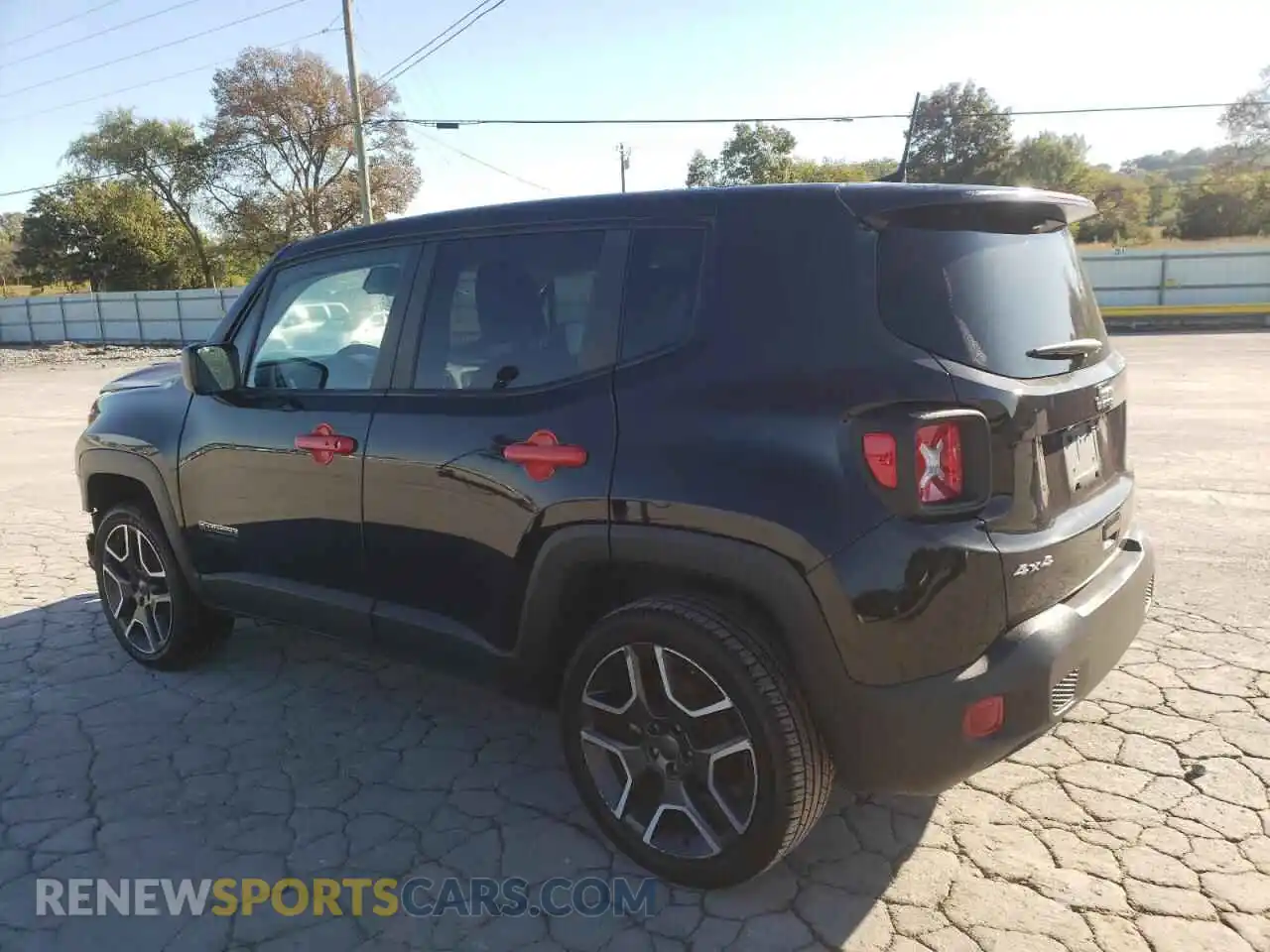 2 Photograph of a damaged car ZACNJDAB2MPM34170 JEEP RENEGADE 2021