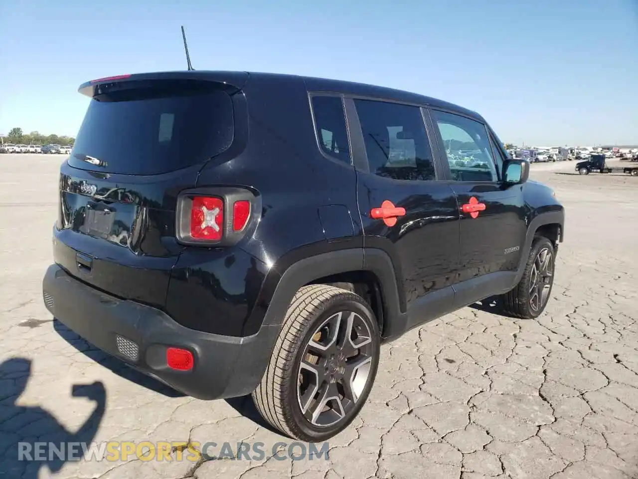 3 Photograph of a damaged car ZACNJDAB2MPM34170 JEEP RENEGADE 2021
