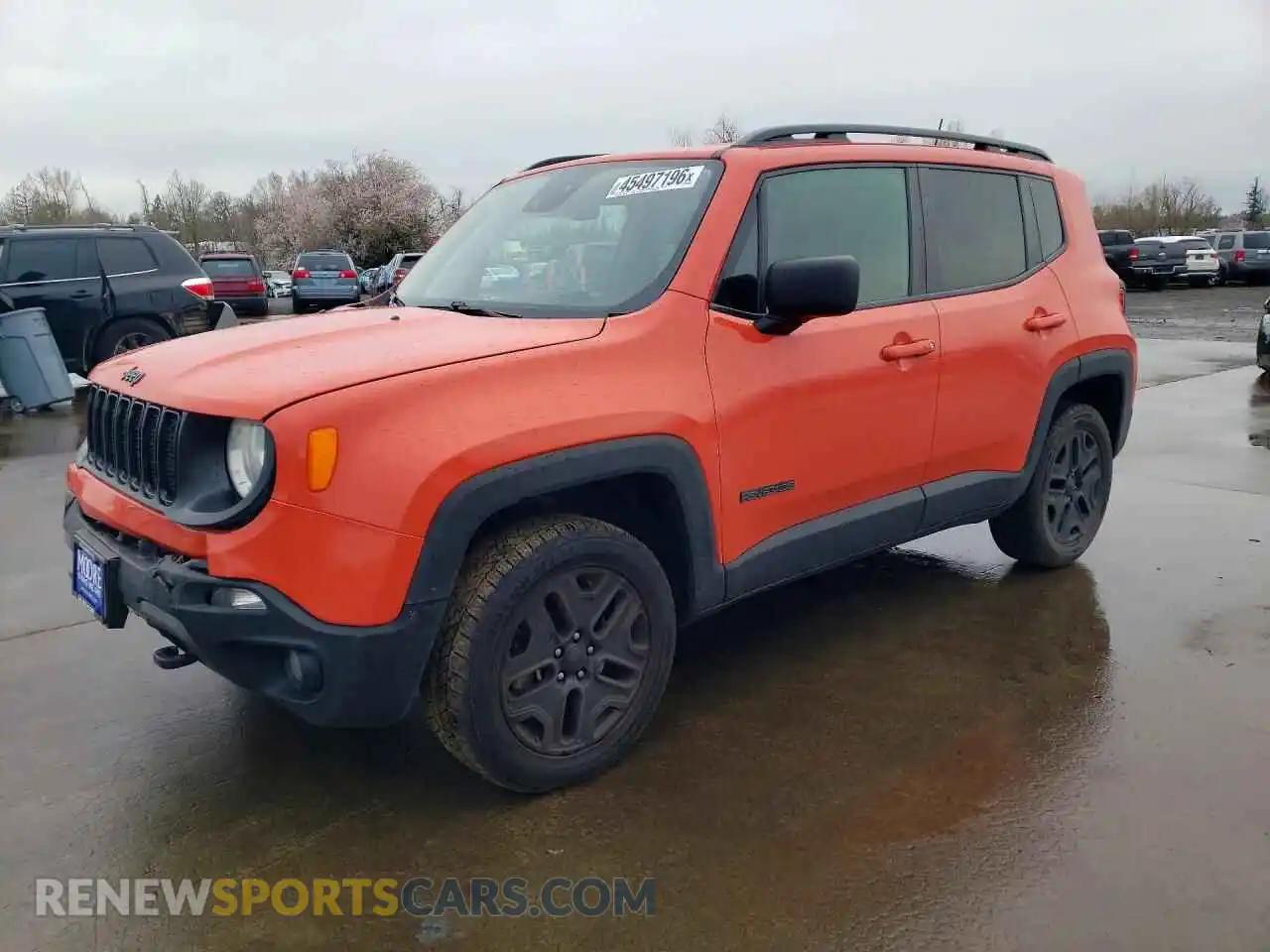 1 Photograph of a damaged car ZACNJDAB3MPM28572 JEEP RENEGADE 2021