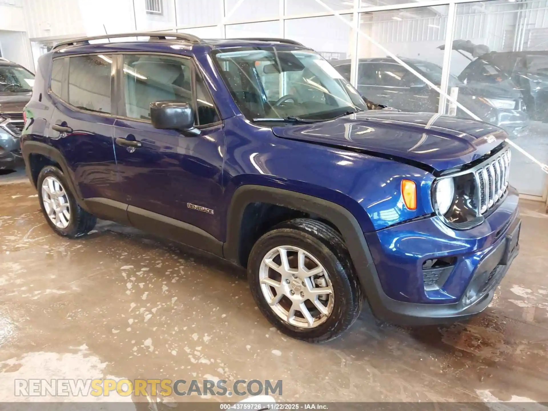 1 Photograph of a damaged car ZACNJDAB3MPM47381 JEEP RENEGADE 2021