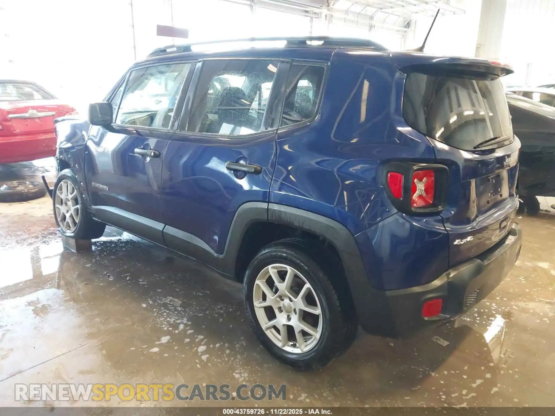 3 Photograph of a damaged car ZACNJDAB3MPM47381 JEEP RENEGADE 2021