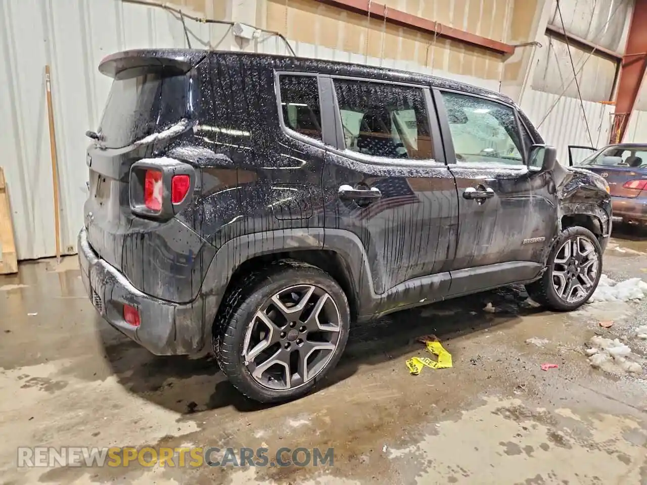 3 Photograph of a damaged car ZACNJDAB3MPN33984 JEEP RENEGADE 2021