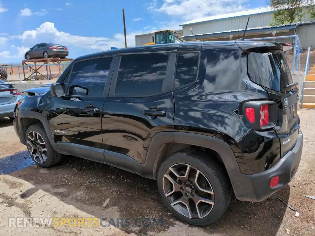2 Photograph of a damaged car ZACNJDAB4MPM67297 JEEP RENEGADE 2021