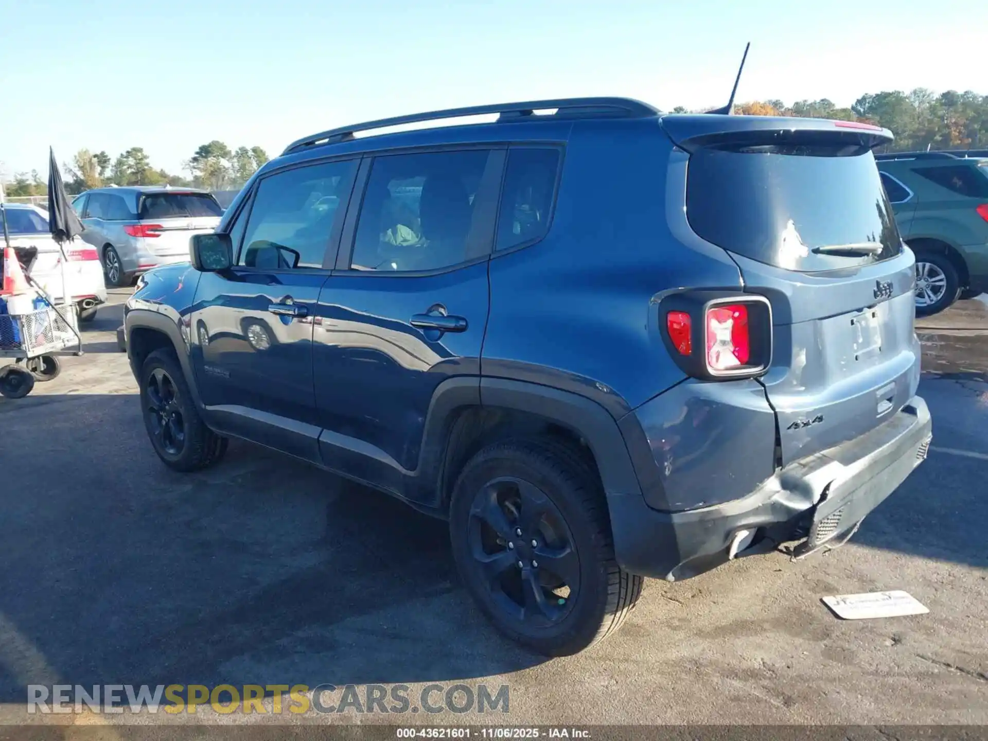 2 Photograph of a damaged car ZACNJDAB4MPN12528 JEEP RENEGADE 2021