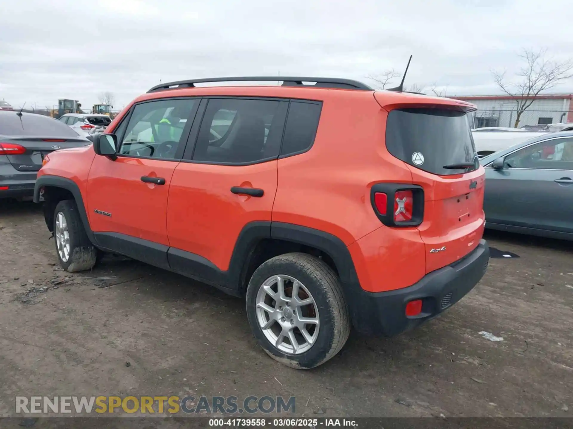 3 Photograph of a damaged car ZACNJDAB4MPN34528 JEEP RENEGADE 2021