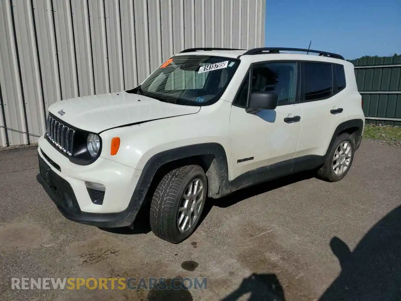 1 Photograph of a damaged car ZACNJDAB5MPM20778 JEEP RENEGADE 2021