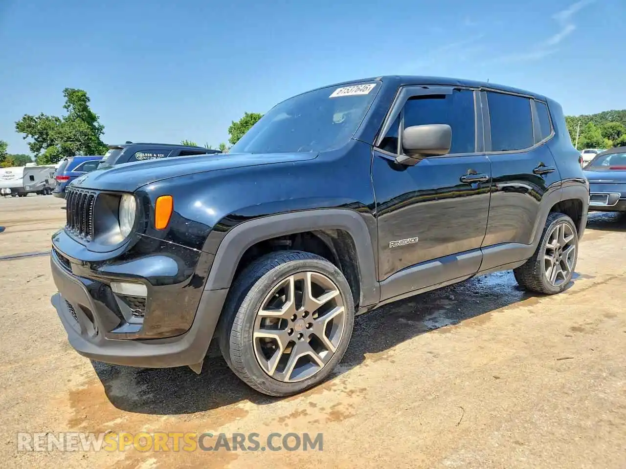 1 fotografías del automóvil dañado ZACNJDAB5MPM53750 JEEP RENEGADE 2021
