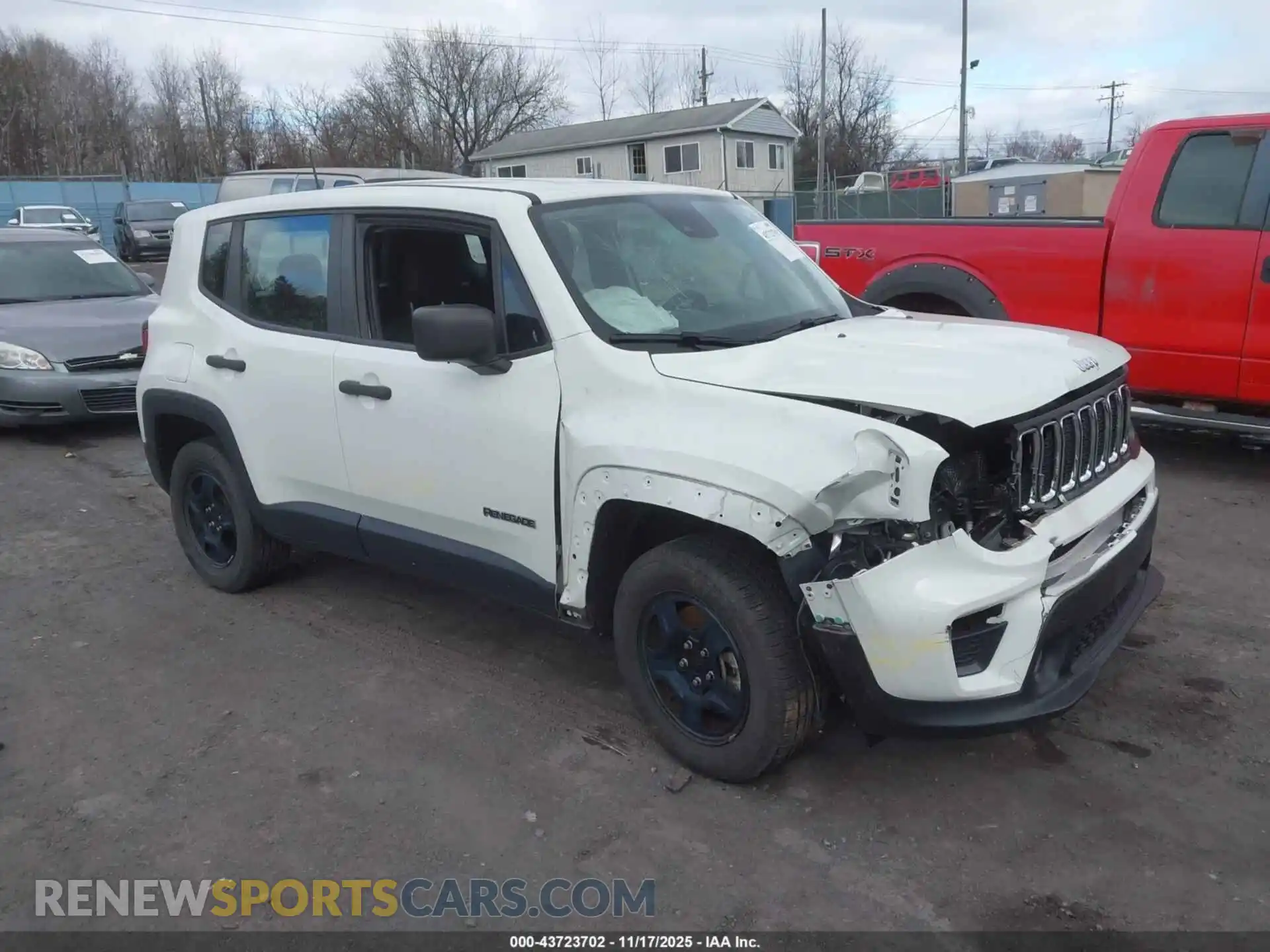 1 Photograph of a damaged car ZACNJDAB5MPN16832 JEEP RENEGADE 2021