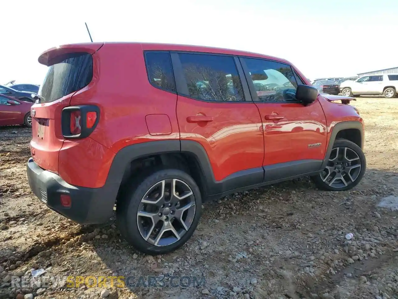 3 Photograph of a damaged car ZACNJDAB6MPM22488 JEEP RENEGADE 2021
