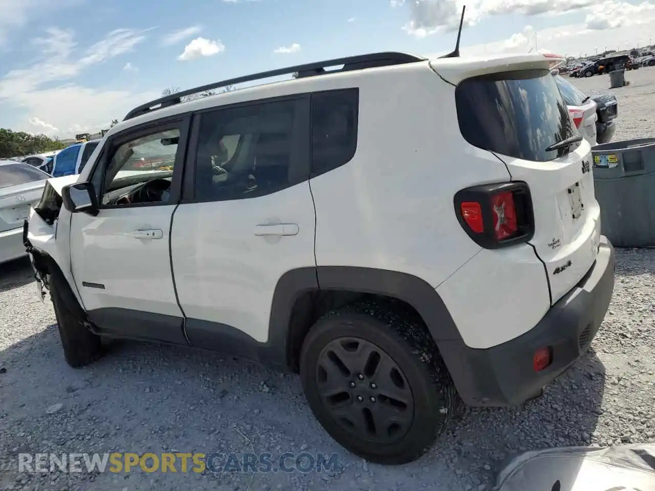 2 Photograph of a damaged car ZACNJDAB6MPM51716 JEEP RENEGADE 2021