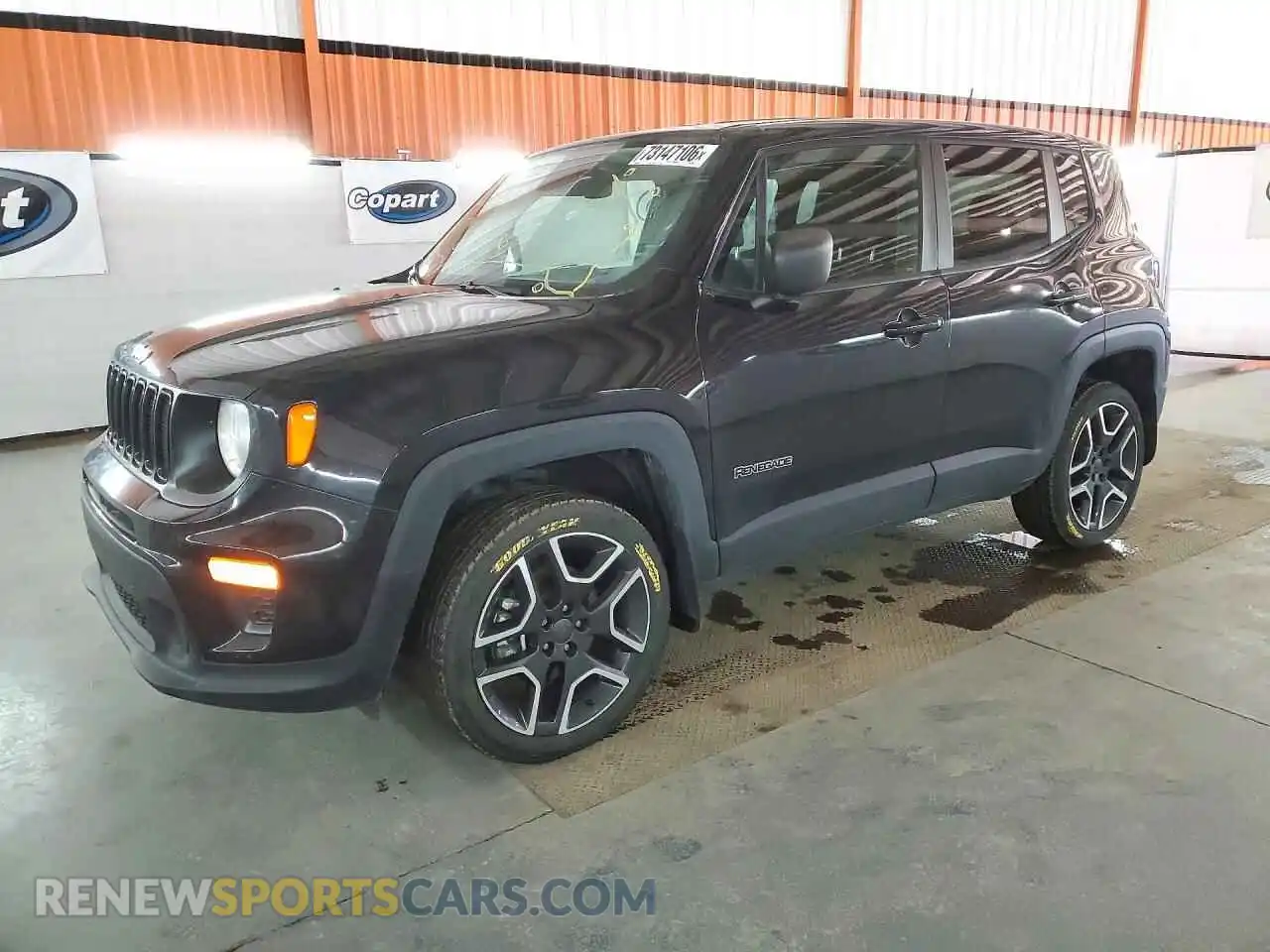 1 Фотография поврежденного автомобиля ZACNJDAB6MPM96431 JEEP RENEGADE 2021
