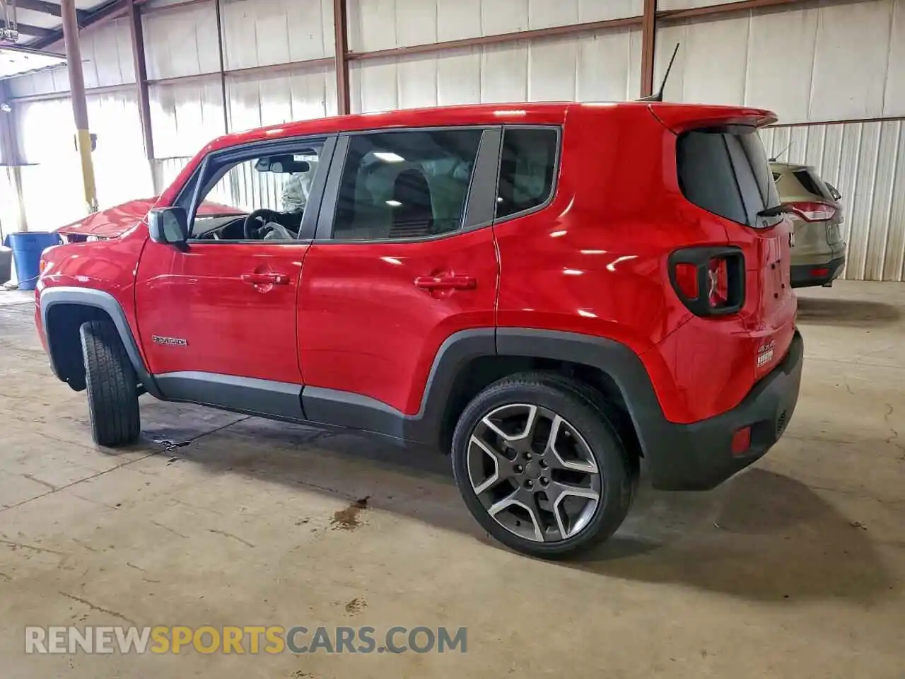 2 Photograph of a damaged car ZACNJDAB6MPN31159 JEEP RENEGADE 2021