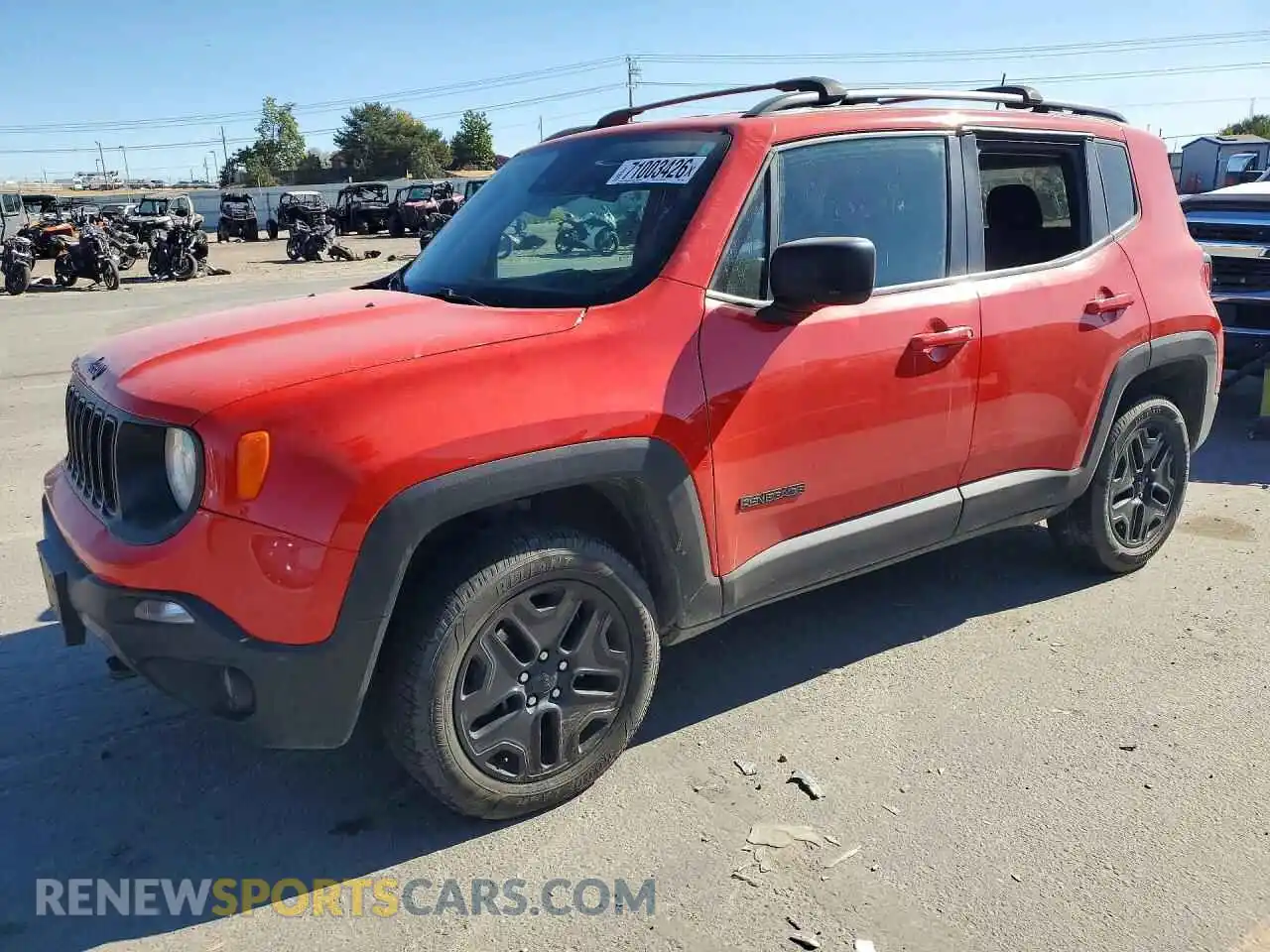 1 Фотография поврежденного автомобиля ZACNJDAB7MPM23987 JEEP RENEGADE 2021