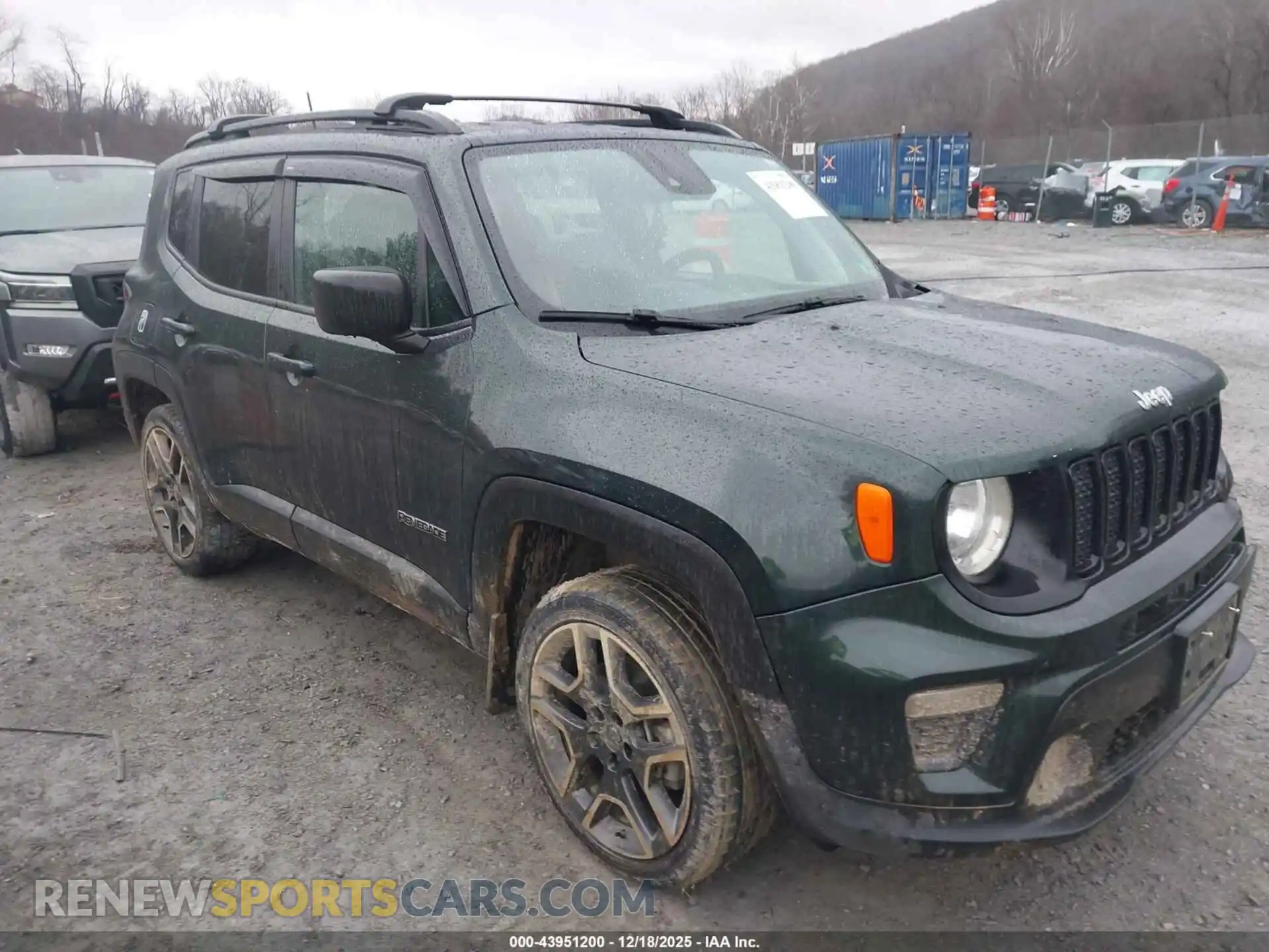 1 Photograph of a damaged car ZACNJDAB7MPM30857 JEEP RENEGADE 2021