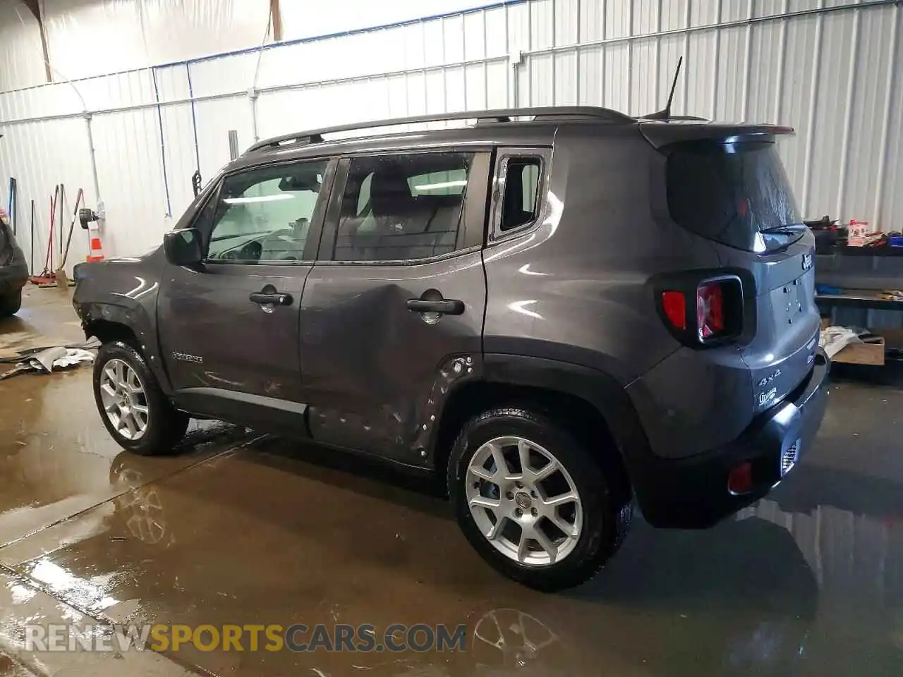 2 Photograph of a damaged car ZACNJDAB7MPN13351 JEEP RENEGADE 2021