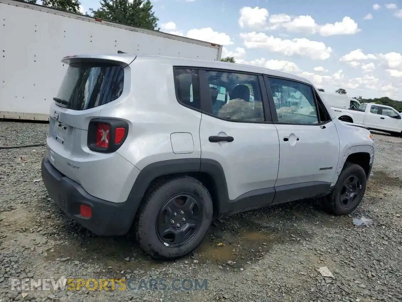3 Photograph of a damaged car ZACNJDAB7MPN21479 JEEP RENEGADE 2021