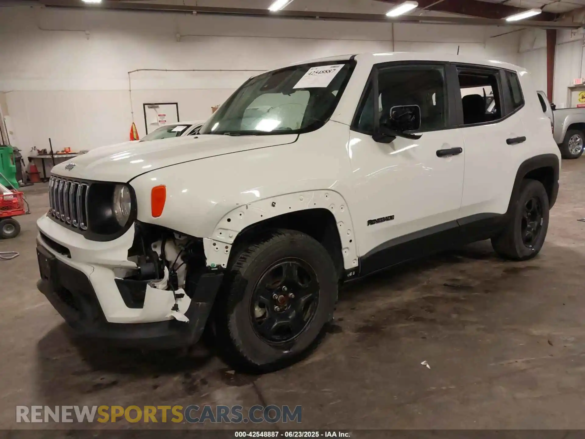 2 Photograph of a damaged car ZACNJDAB7MPN34605 JEEP RENEGADE 2021