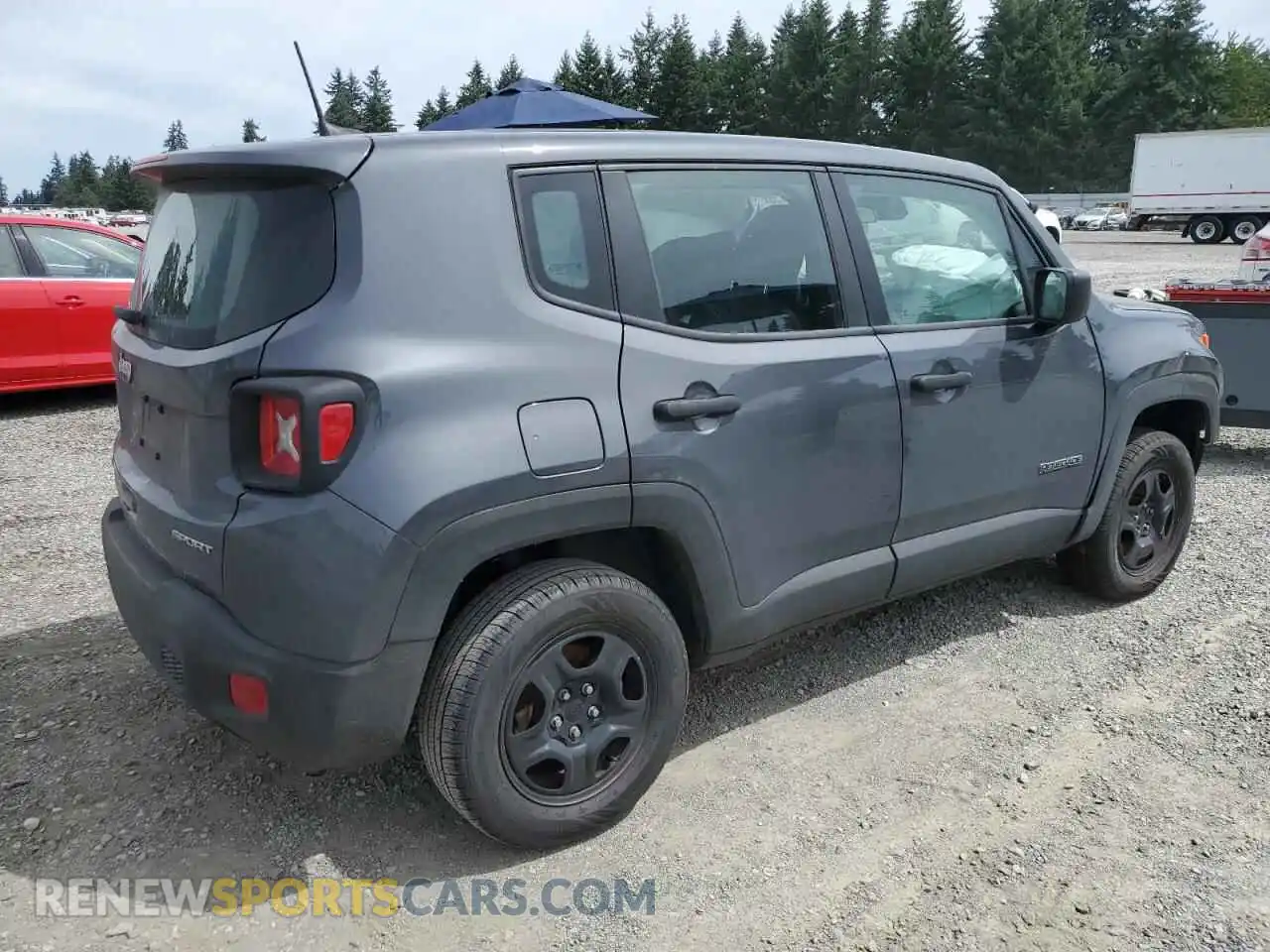 3 Photograph of a damaged car ZACNJDAB7MPN34684 JEEP RENEGADE 2021