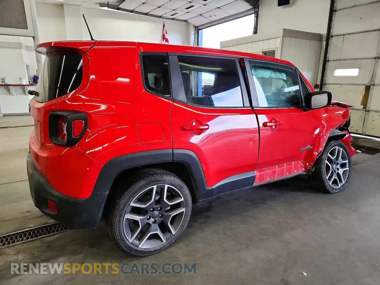 3 Photograph of a damaged car ZACNJDAB9MPM20105 JEEP RENEGADE 2021