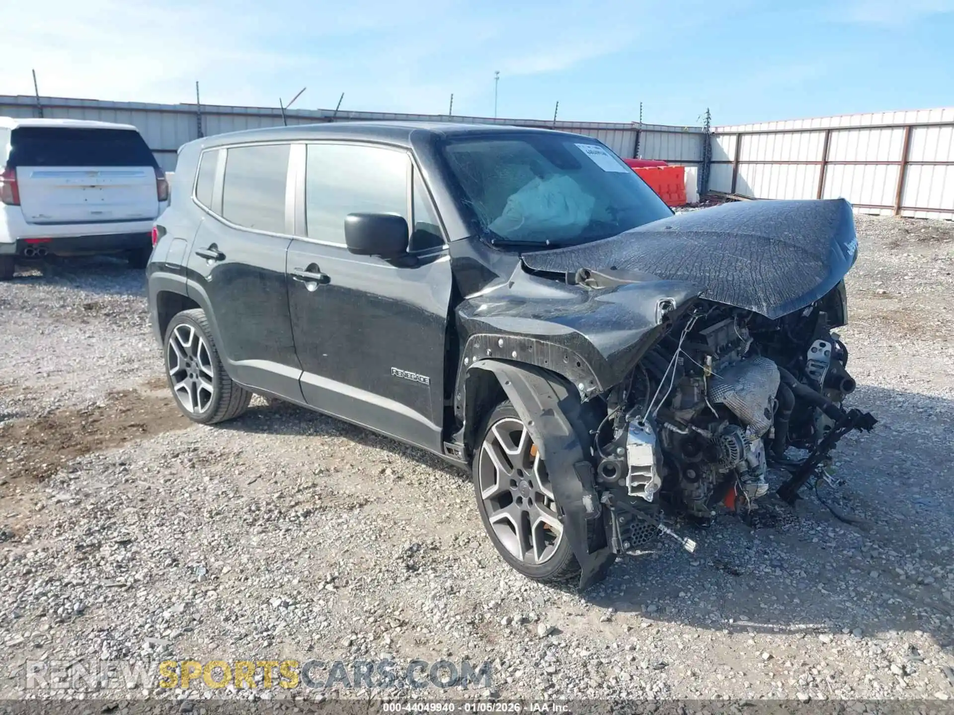 1 Photograph of a damaged car ZACNJDAB9MPN27834 JEEP RENEGADE 2021