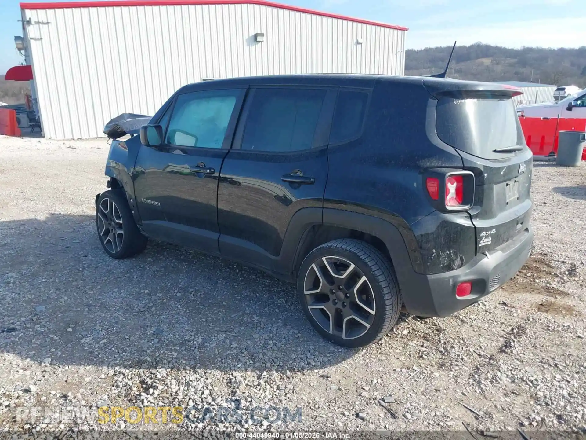 3 Photograph of a damaged car ZACNJDAB9MPN27834 JEEP RENEGADE 2021