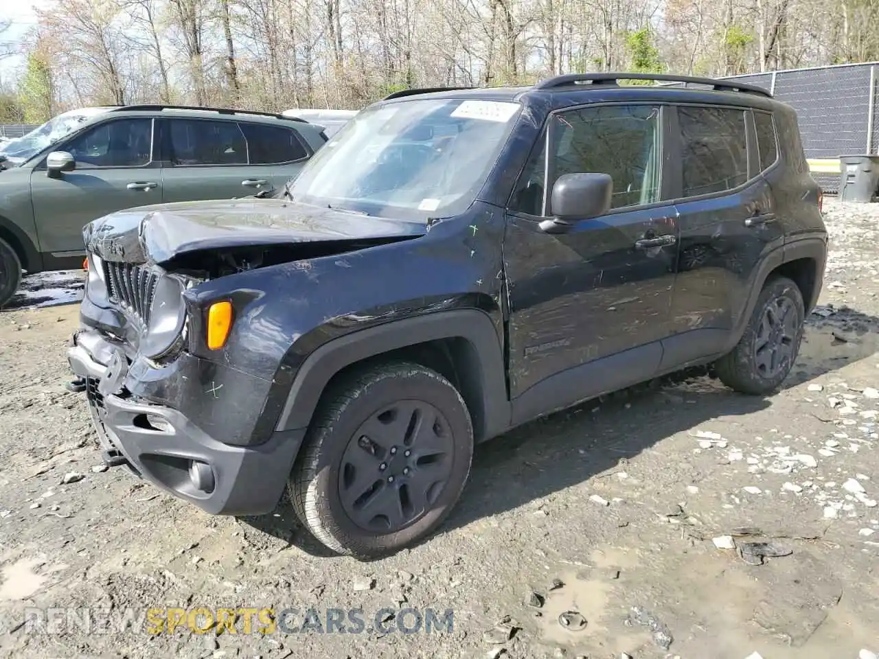 1 Photograph of a damaged car ZACNJDABXMPM26690 JEEP RENEGADE 2021
