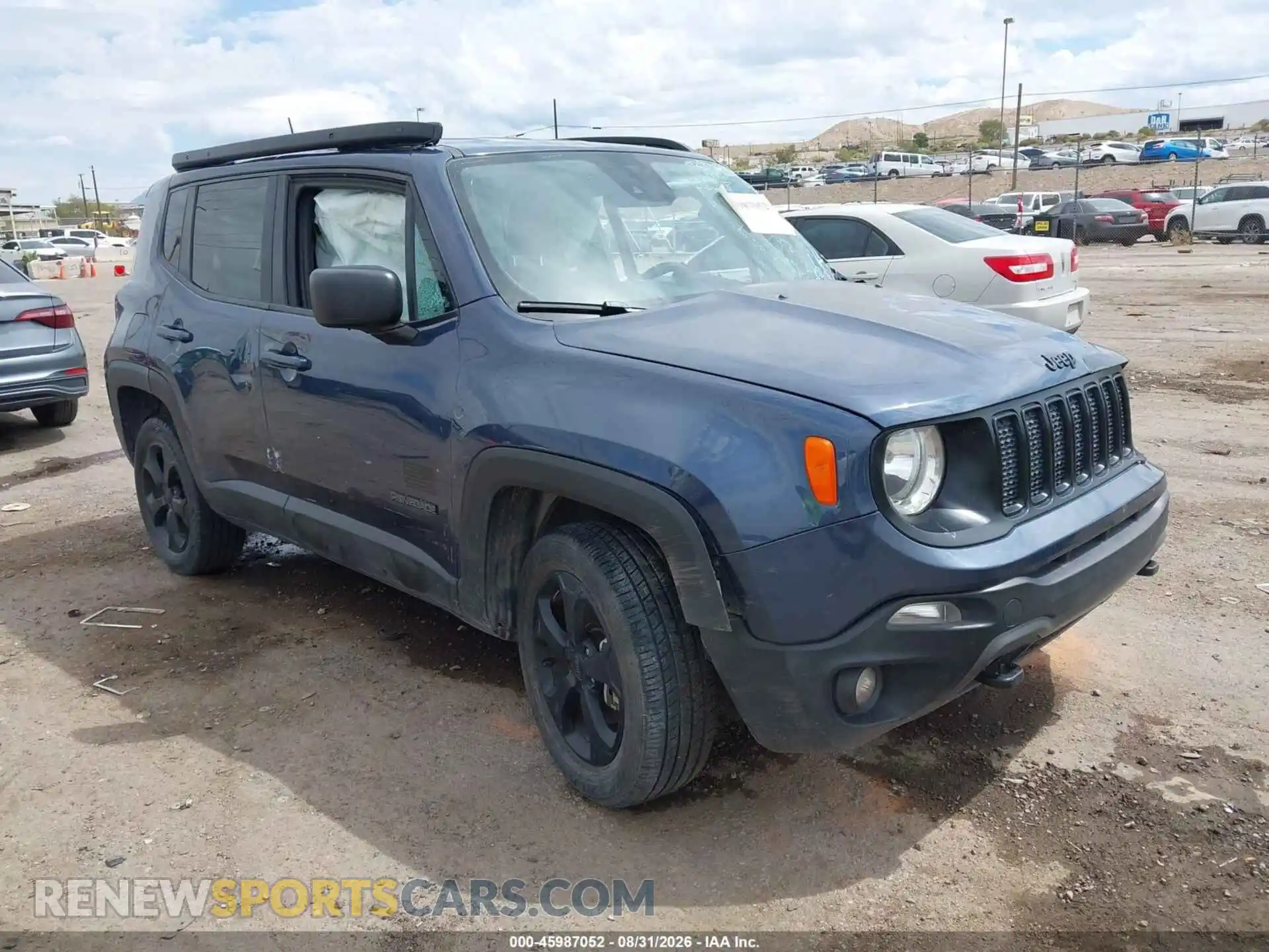 1 Photograph of a damaged car ZACNJDABXMPN25459 JEEP RENEGADE 2021