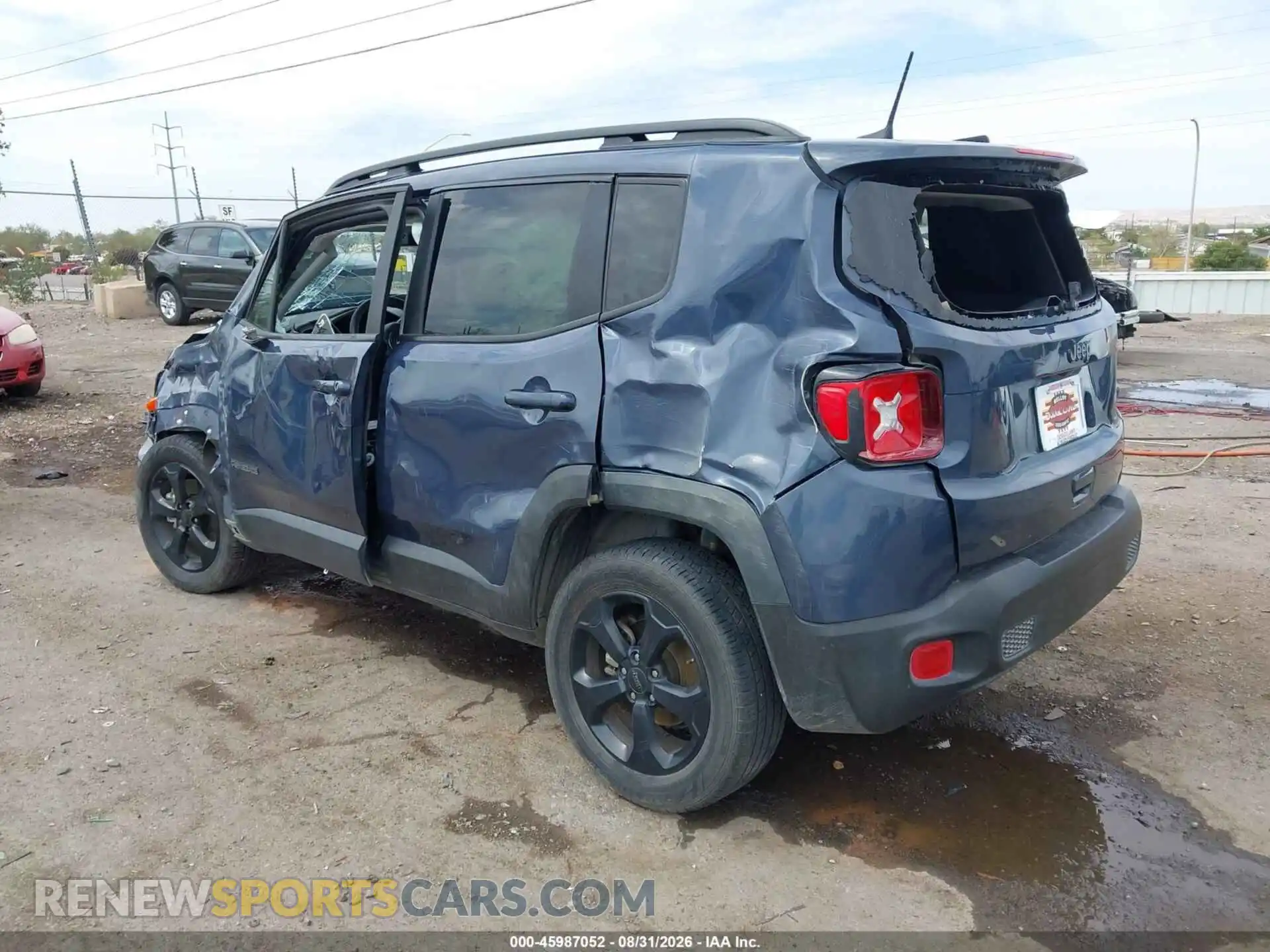 3 Photograph of a damaged car ZACNJDABXMPN25459 JEEP RENEGADE 2021