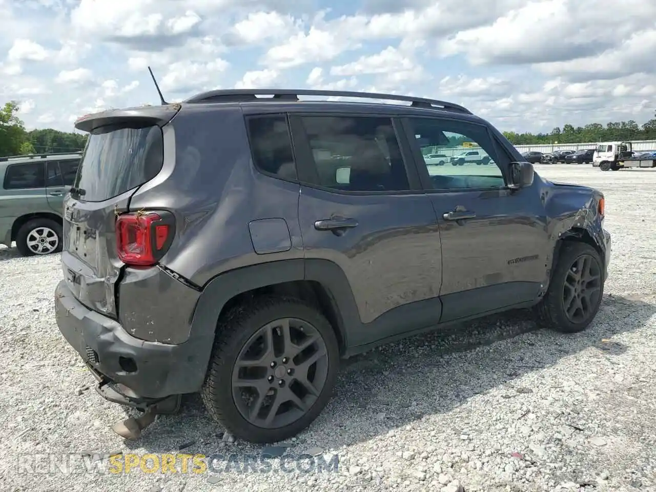 3 Фотография поврежденного автомобиля ZACNJDB10MPM53421 JEEP RENEGADE 2021