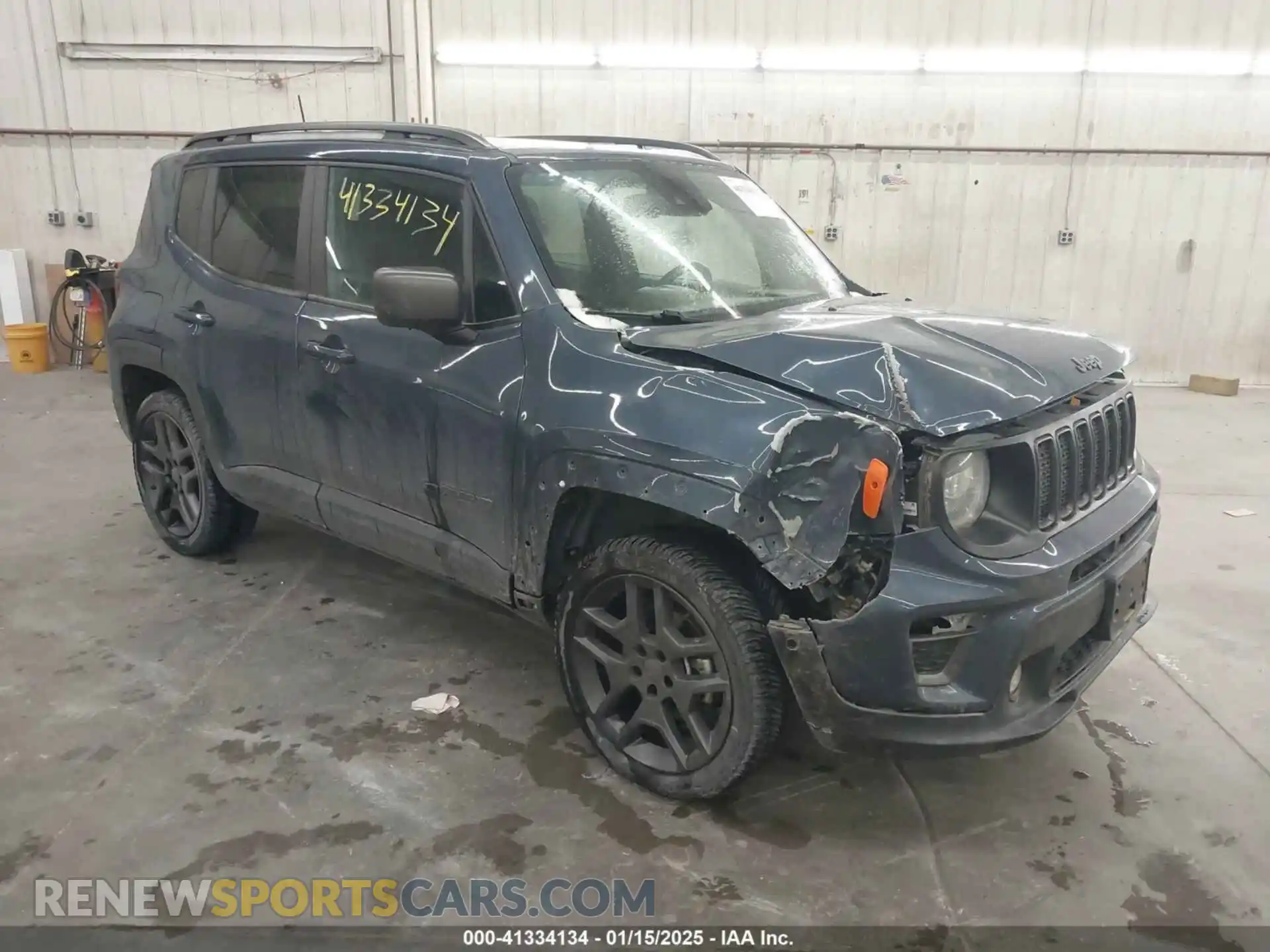 1 Photograph of a damaged car ZACNJDB15MPM73647 JEEP RENEGADE 2021