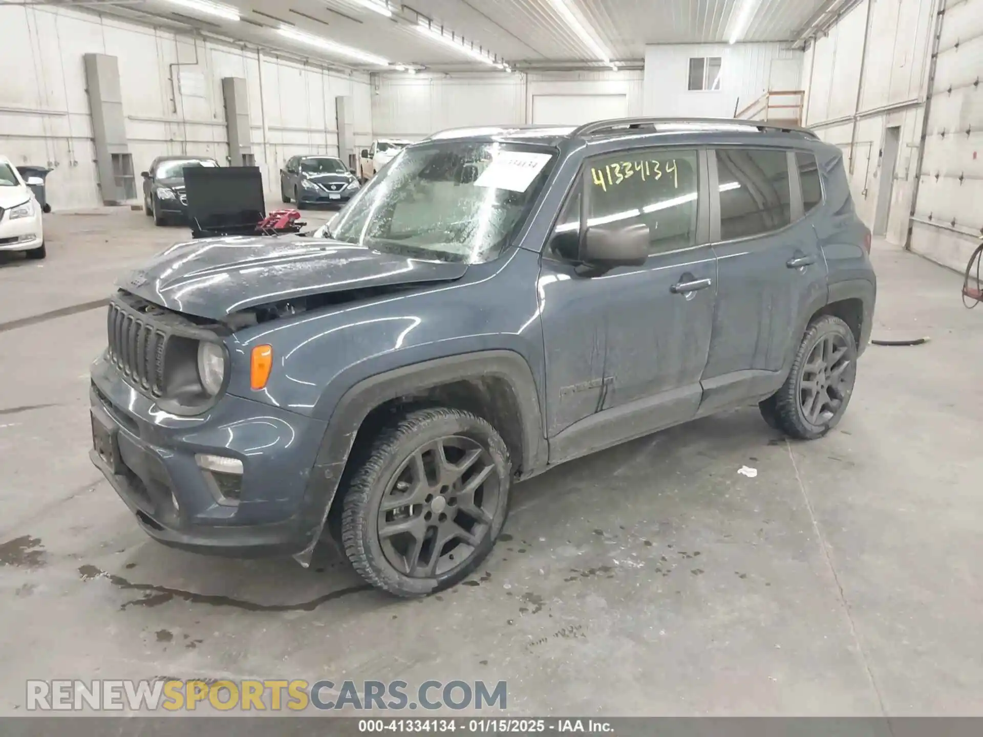 2 Photograph of a damaged car ZACNJDB15MPM73647 JEEP RENEGADE 2021