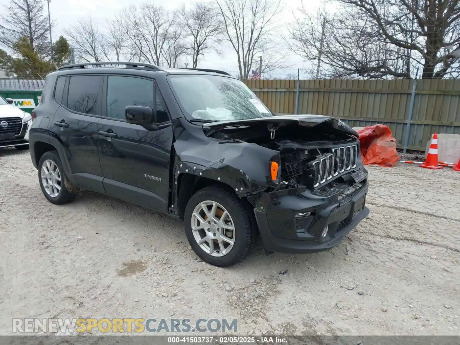 1 Photograph of a damaged car ZACNJDB16MPN32088 JEEP RENEGADE 2021