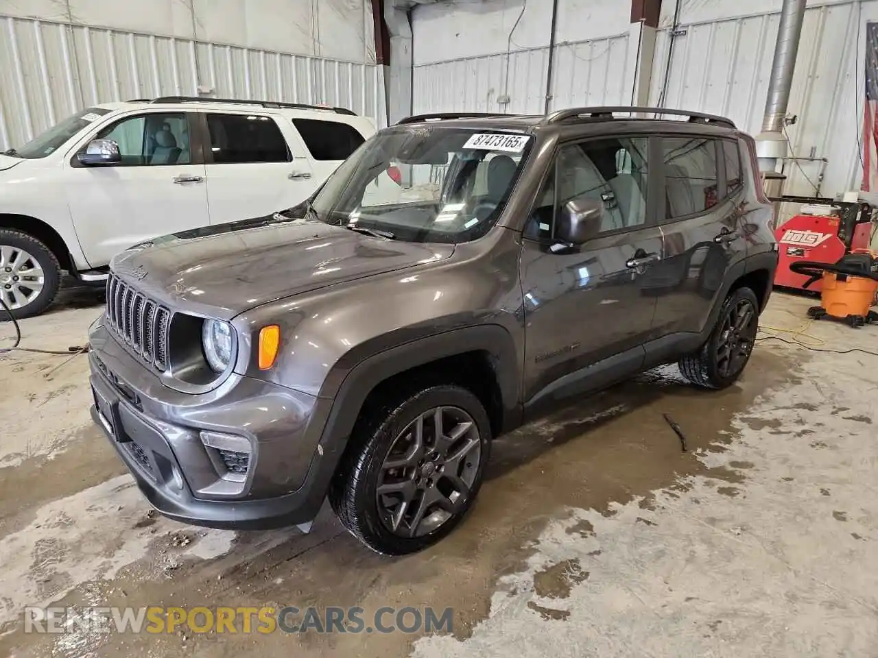 1 Photograph of a damaged car ZACNJDB18MPM56082 JEEP RENEGADE 2021
