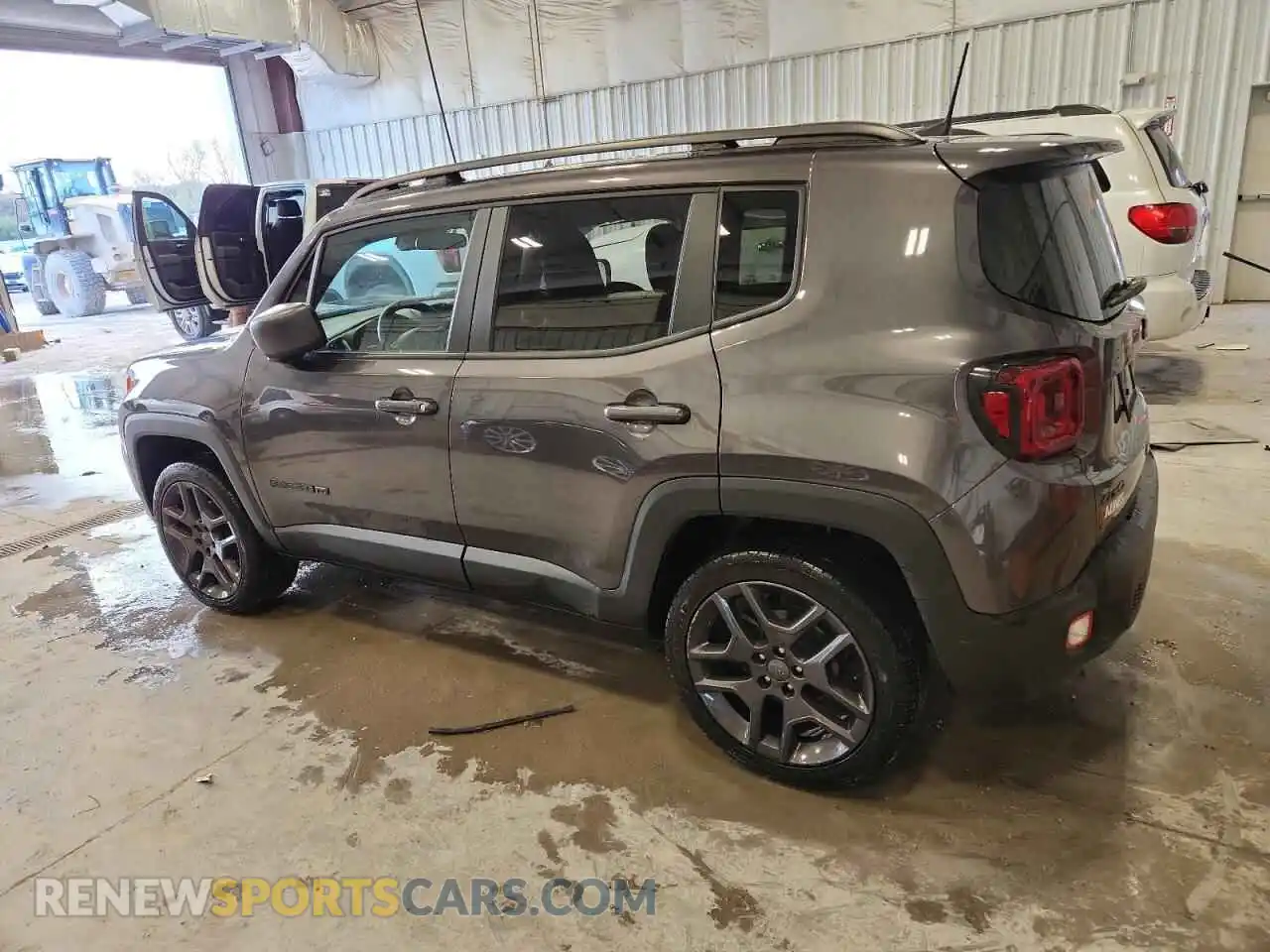 2 Photograph of a damaged car ZACNJDB18MPM56082 JEEP RENEGADE 2021