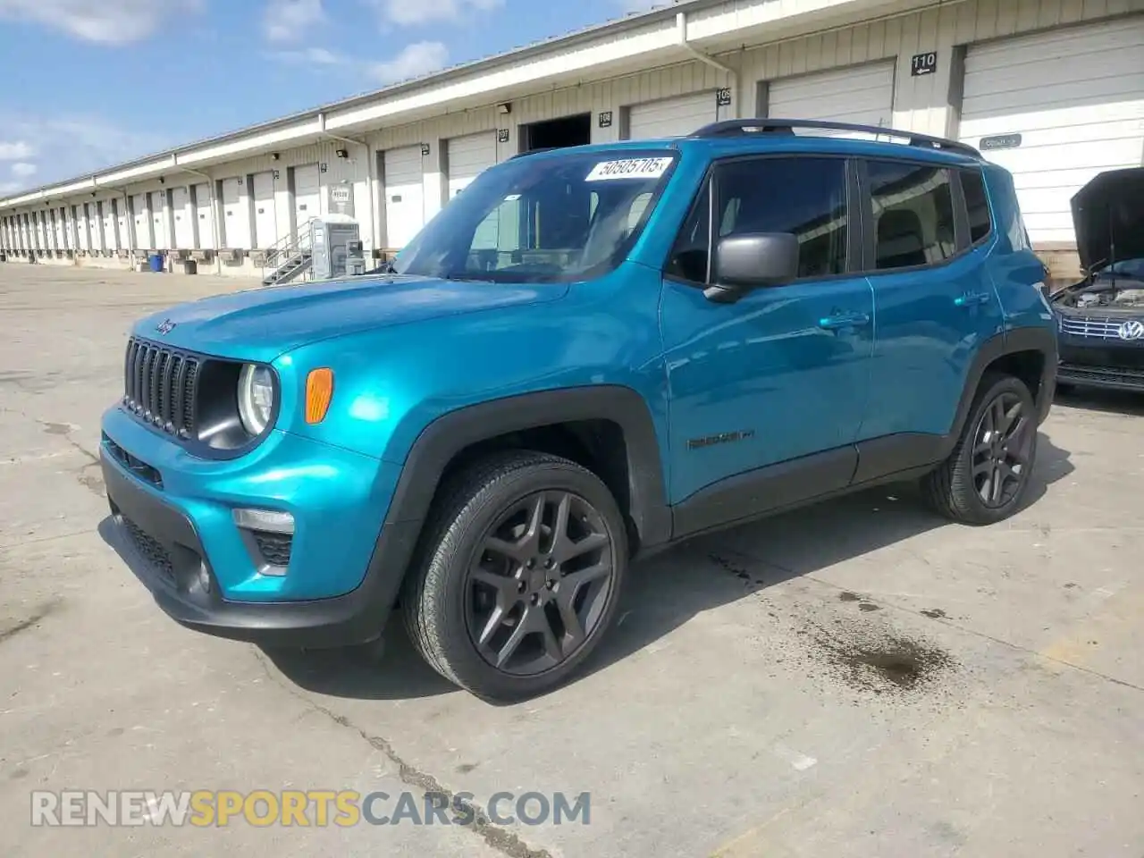 1 Photograph of a damaged car ZACNJDB19MPM29361 JEEP RENEGADE 2021