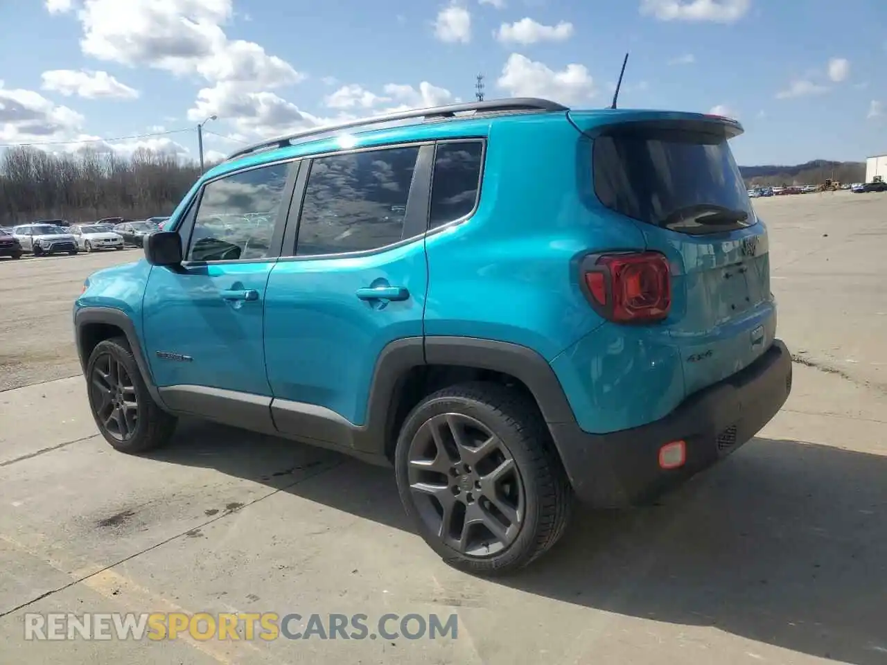 2 Photograph of a damaged car ZACNJDB19MPM29361 JEEP RENEGADE 2021