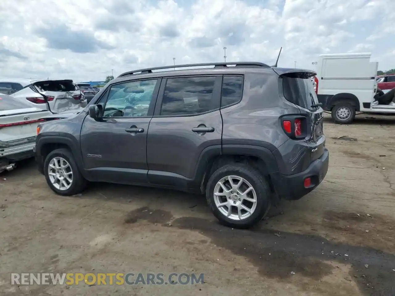 2 fotografías del automóvil dañado ZACNJDBB0MPM25191 JEEP RENEGADE 2021